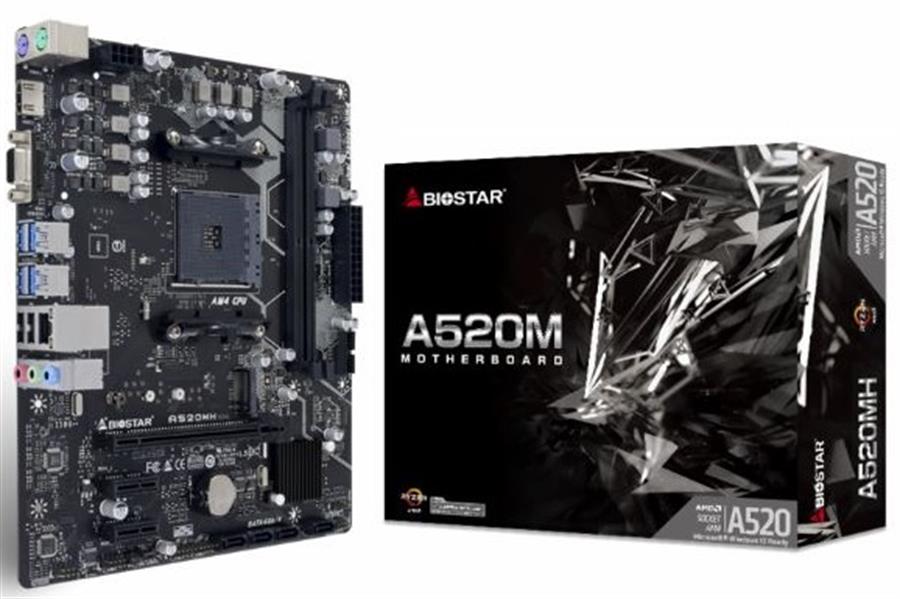 TARJETA MADRE BIOSTAR A520MH M-ATX AM4 2XDDR4 
