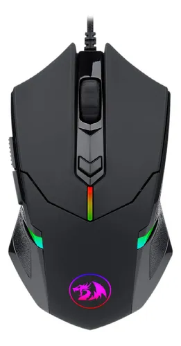 MOUSE GAMER REDRAGON CENTROPHORUS2 M601-RGB USB NEGRO 