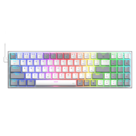 TECLADO MECANICO REDRAGON POLLUX K628WG-RGB 75%  TECLAS INTERCAMBIABLES 