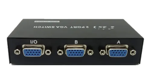 SWITCH VGA 2 PUERTOS METALICO