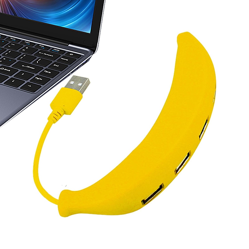 HUB USB-C A 4 X USB 2.0 FORMA DE BANANA