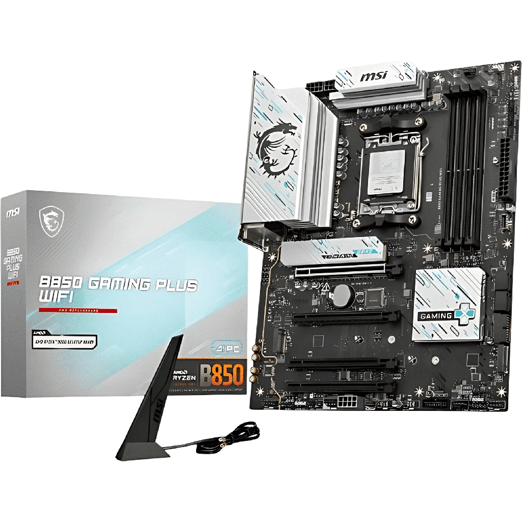 TARJETA MADRE MSI B850 GAMING PLUS WIFI ATX 4XDDR5 