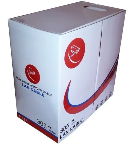 BOBINA CABLE UTP 305M CAT 6 CCA 