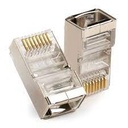 CONECTOR RJ45 CAT 5E BLINDADO UNID