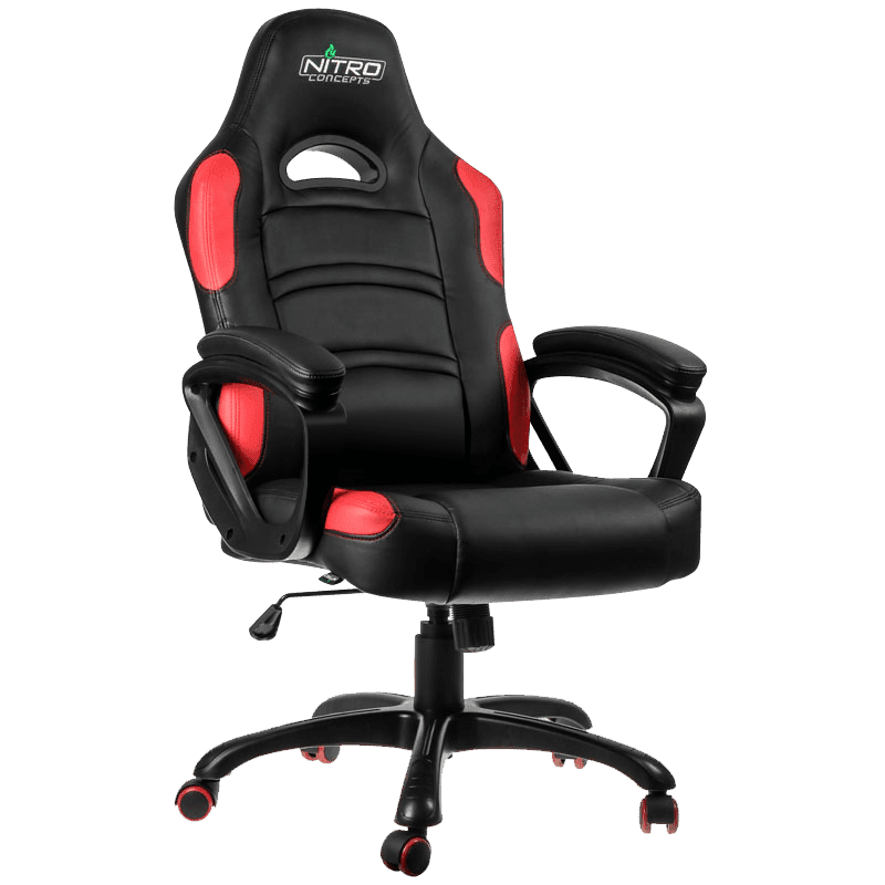 SILLA GAMING GAMEMAX  NITRO NEGRA-ROJA