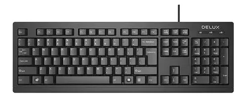 TECLADO DELUX K6012 USB