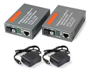 TRANSCEIVER FIBRA OPTICA SC A RJ45 MONOMODO (PAR)