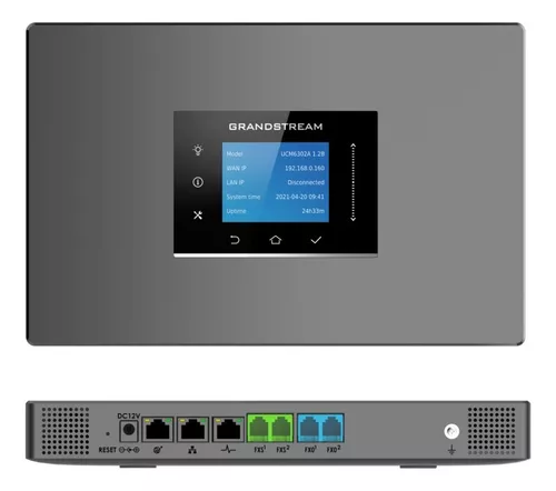 [01034] CENTRAL TELEFONICA GRANDSTREAM IP UCM6302A 2 PUERTOS RJ11