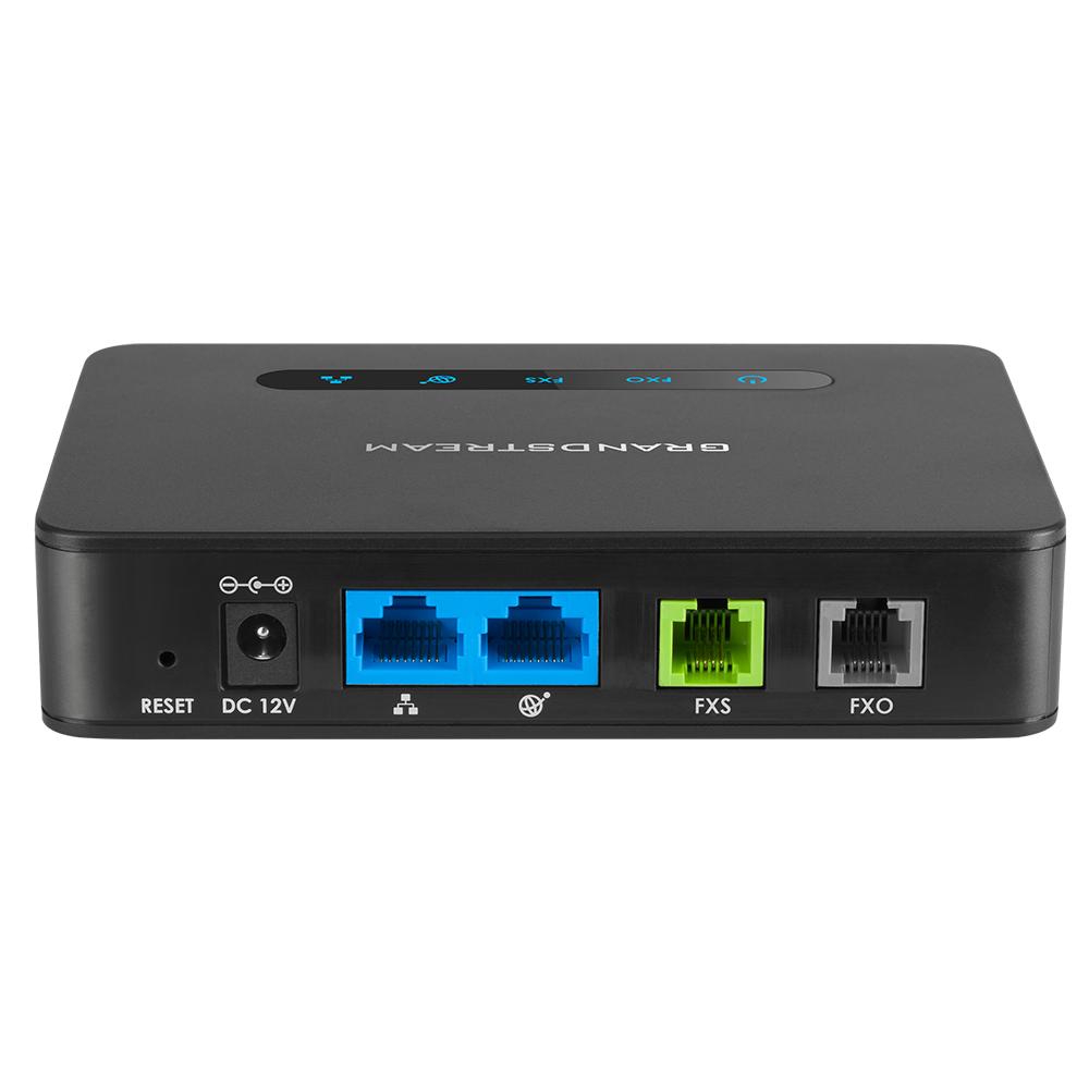 ESTACION VOIP GS GRANDSTREAM HT813 ATA HIBRIDO CON PUERTOS FXS Y FXO