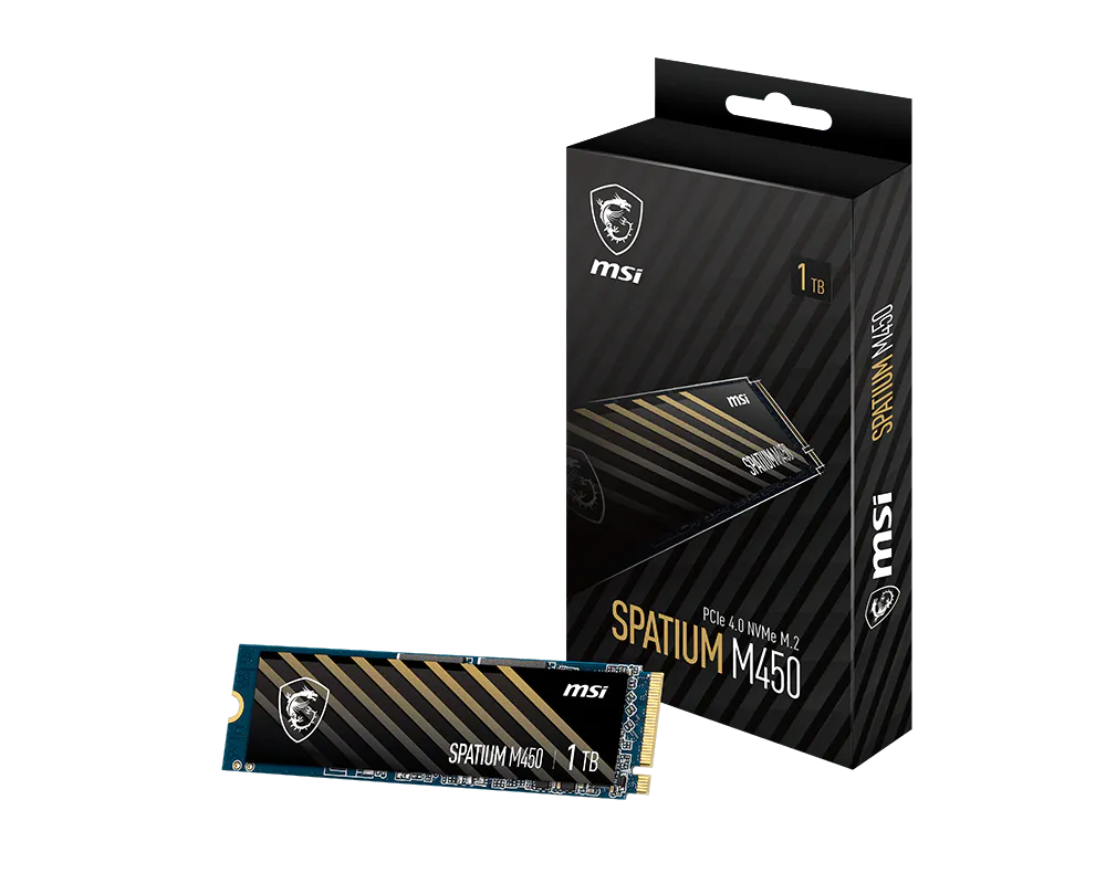 UNIDAD SSD M.2 1TB MSI SPATIUM M450 PCIE GEN4X4