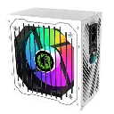 FUENTE DE PODER 800W GAMEMAX VP-800 CERTIFICADA 80+ BRONCE RGB SEMI-MODULAR BLANCA