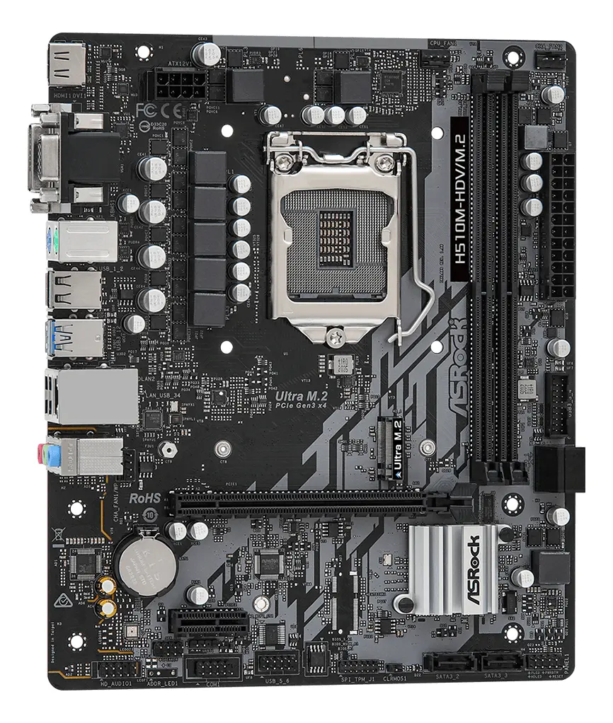 TARJETA MADRE H510M-HDV/M.2  M-ATX SOCKET LGA1200 2XDDR4