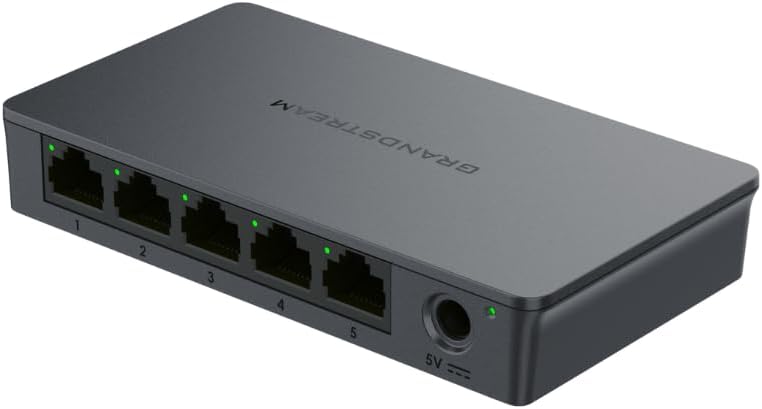 SWITCH 5 PUERTOS GRANDSTREAM GIGABIT GWN7700