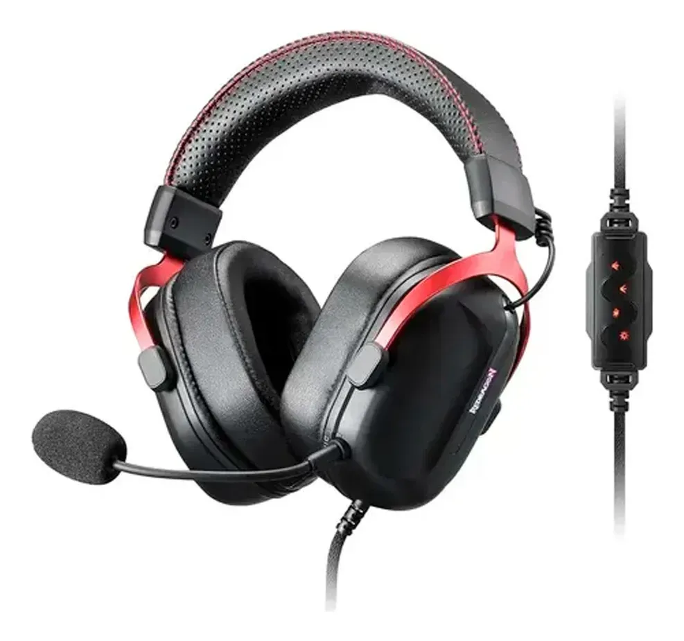 AUDIFONO CON MICROFONO GAMING REDRAGON CYBILL H312 RGB NEGRO