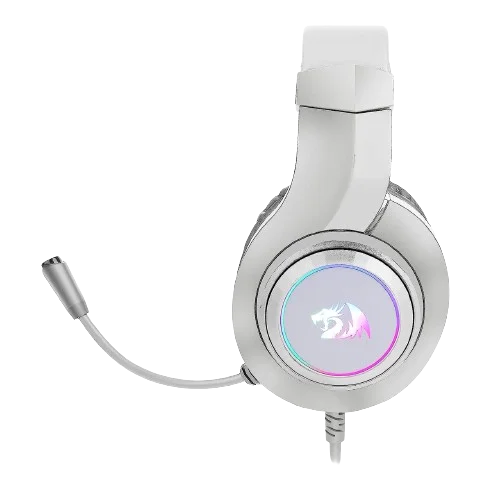AUDIFONO CON MICROFONO GAMING REDRAGON HYLAS H260WRGB 3.5MM MULTIPLATAFORMA BLANCO