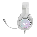 AUDIFONO CON MICROFONO GAMING REDRAGON HYLAS H260WRGB 3.5MM MULTIPLATAFORMA BLANCO