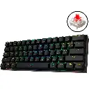 TECLADO MECANICO REDRAGON DRAGONBORN K630RGB 60%  USB NEGRO 