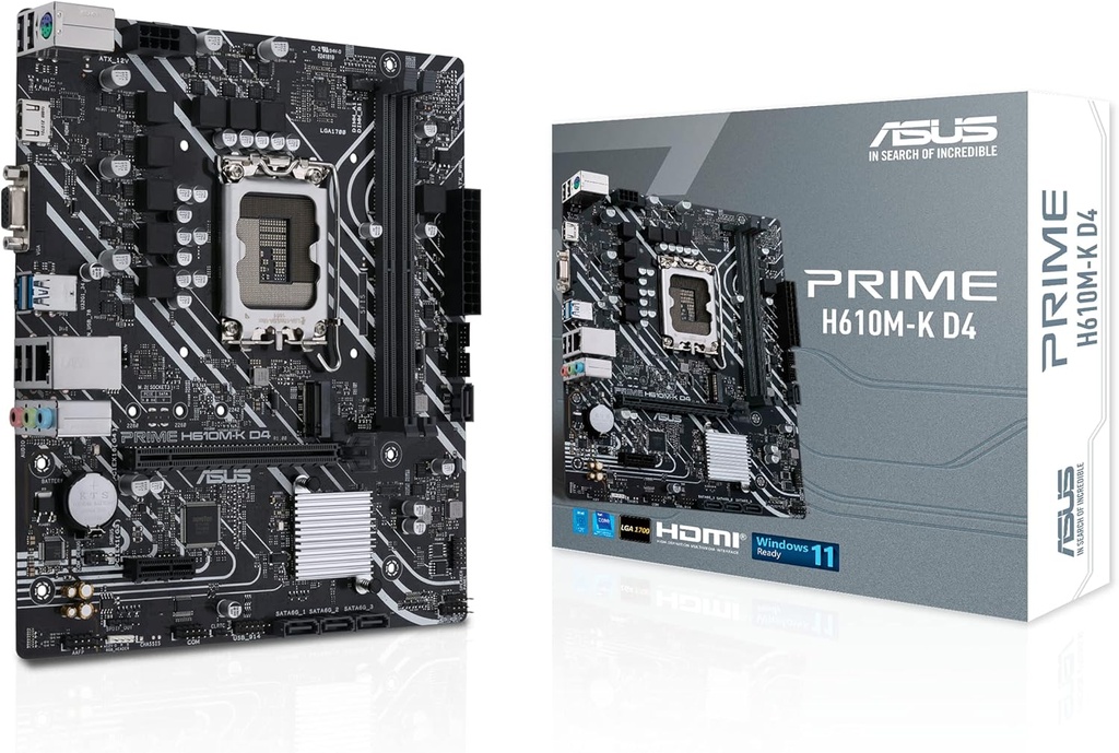 TARJETA MADRE ASUS H610M-A LGA1700 DDR5