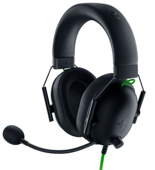 AUDIFONO CON MICROFONO GAMING RAZER BLACKSHARK V2 X  / 3.5MM MULTIPLATAFORMA NEGRO / VERDE 
