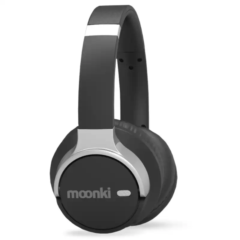 AUDIFONO CON MICROFONO MOONKI MH-071BT ON EAR  INALAMBRICO BLUETOOTH NEGRO