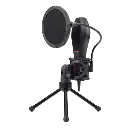 MICROFONO STREAMING REDRAGON QUASAR2 GM200-1 USB CON TRIPODE NEGRO