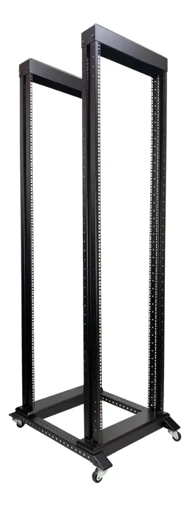 RACK DE PISO ABIERTO 42U STRIG 19" 4 POSTES / CON RUEDA