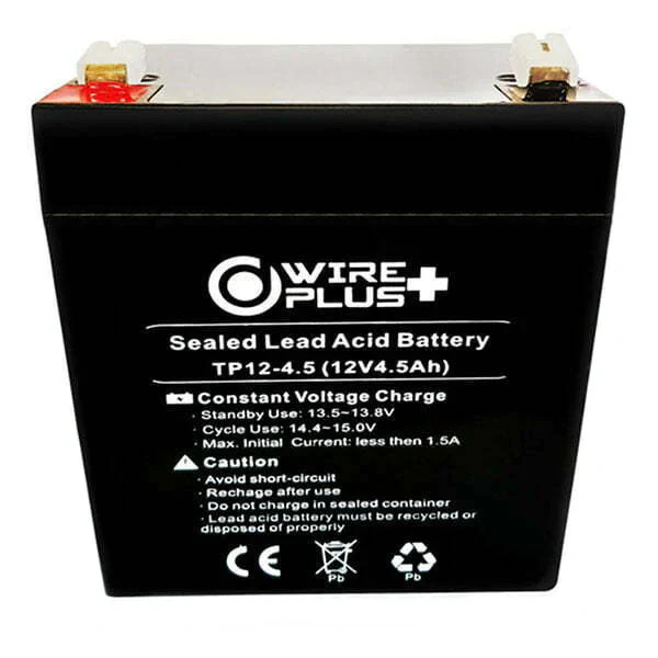 BATERIA WIREPLUS 12V-4.5AH AGM 