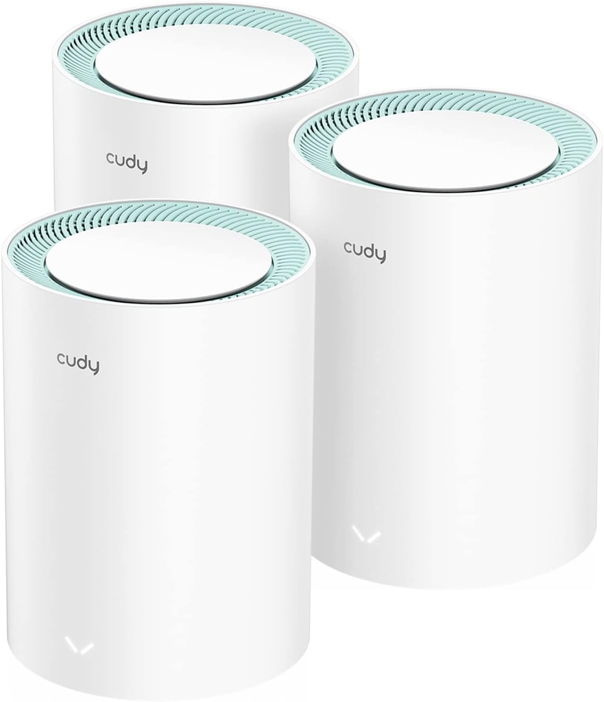 ROUTER CUDY M1300 AC1200 WIRELESS WIFI5 GIGABIT MESH DUAL BAND 3 PACK
