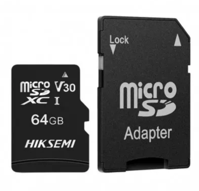 MEMORIA MICROSD HC/XC/UHS-I  64GB HIKSEMI NEO CLASE 10 C/ADAPTADOR 
