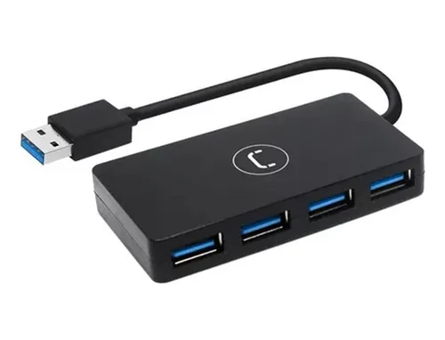 HUB UNNO USB-A 3.0 A 4 PUERTOS USB 3.0  HB1011BK