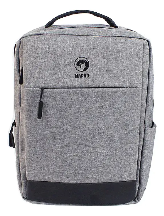 MORRAL PARA LAPTOP MARVO BA-03 15.6" GRIS  IMPERMEABLE 