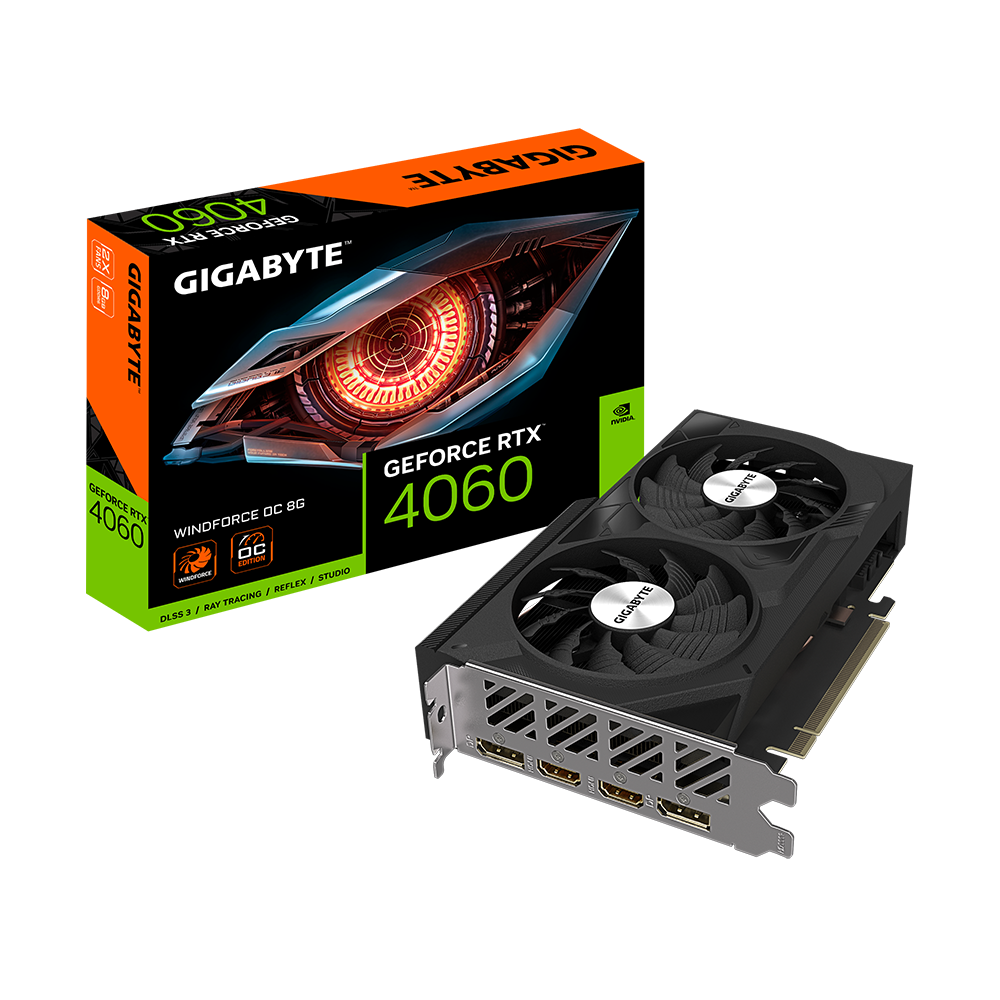 TARJETA DE VIDEO GEFORCE RTX 2060 WINDFORCE OC 12G GDDR6 192 BIT  PCI-E 3.0 