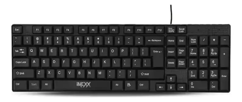 TECLADO IMEXX ULTRA FIT IME-20321SP USB NEGRO
