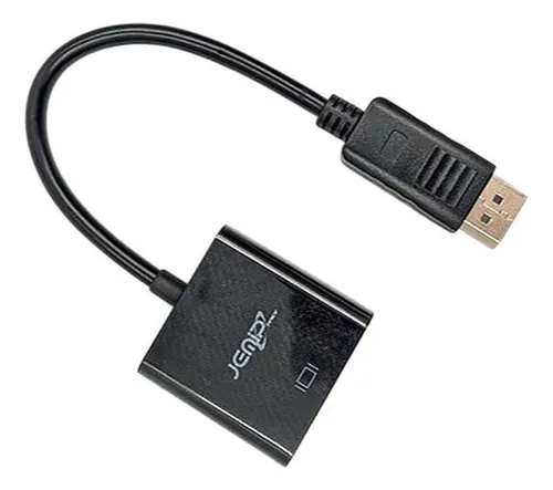 ADAPTADOR HDMI A VGA JEMIP NEGRO 