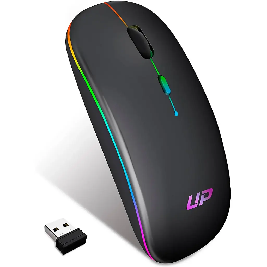 MOUSE U 3D U-M02W INALAMBRICO RECARGABLE NEGRO 
