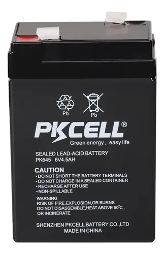 BATERIA PKCELL GEL 6V-4.5AH