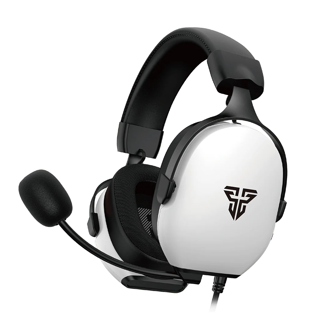 AUDIFONO CON MICROFONO GAMING FANTECH CARBON   HG30 WH USB 7.1 RGB BLANCO