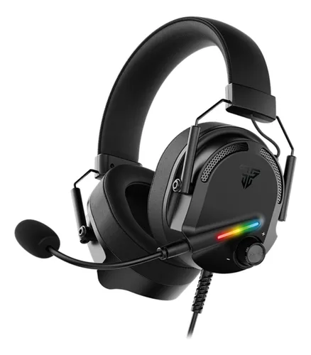 AUDIFONO CON MICROFONO GAMING FANTECH HG26 ALTO 7.1 RGB USB NEGRO