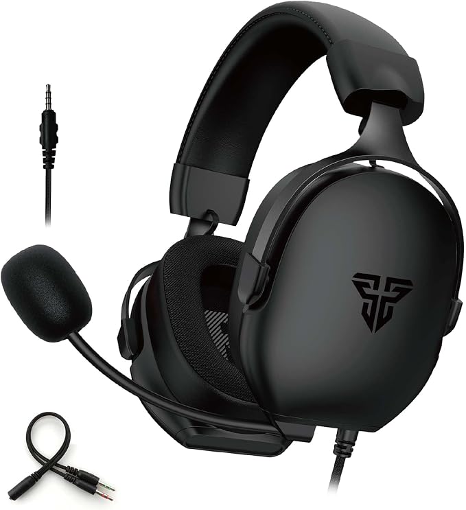 AUDIFONO CON MICROFONO GAMING FANTECH MH92 BK CARBON 3.5MM MUTIPLATAFORMA NEGRO