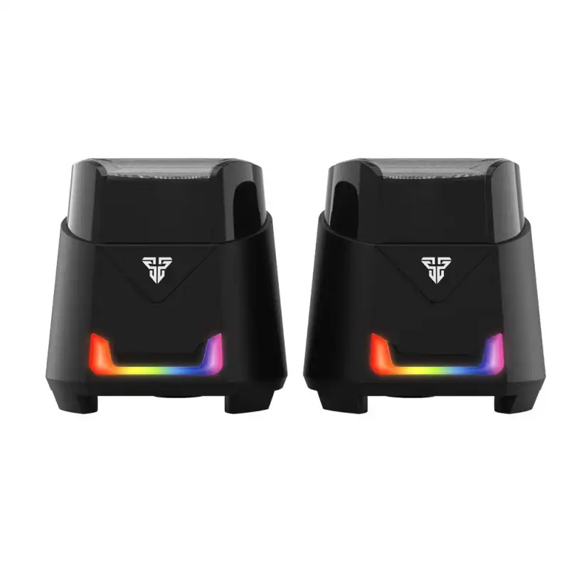 CORNETAS MULTIMEDIA FANTECH HELLSCREAM GS205 BK 3.5+USB 6W RGB NEGRO