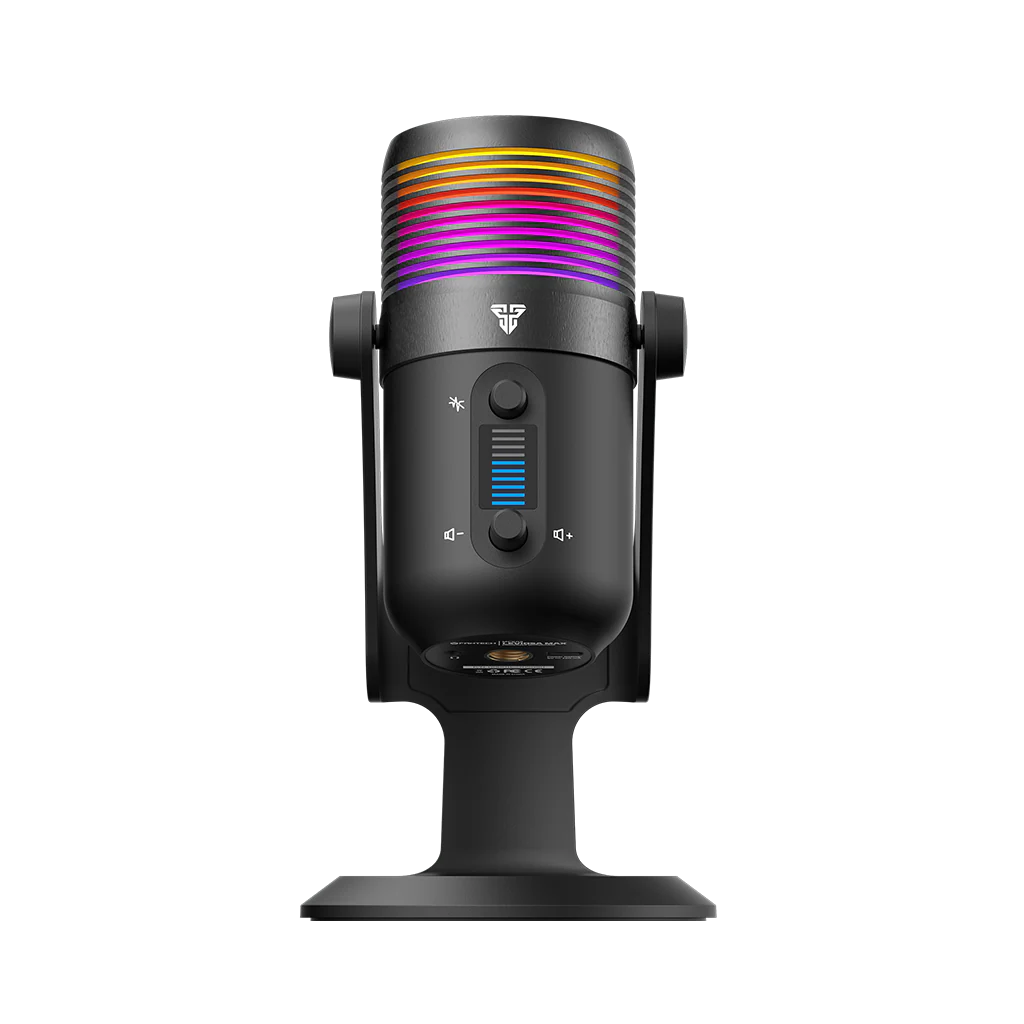 MICROFONO STREAMING FANTECH LEVIOSA MAX MCX03 BK USB CON TRIPODE CANCELACION DE RUIDO 