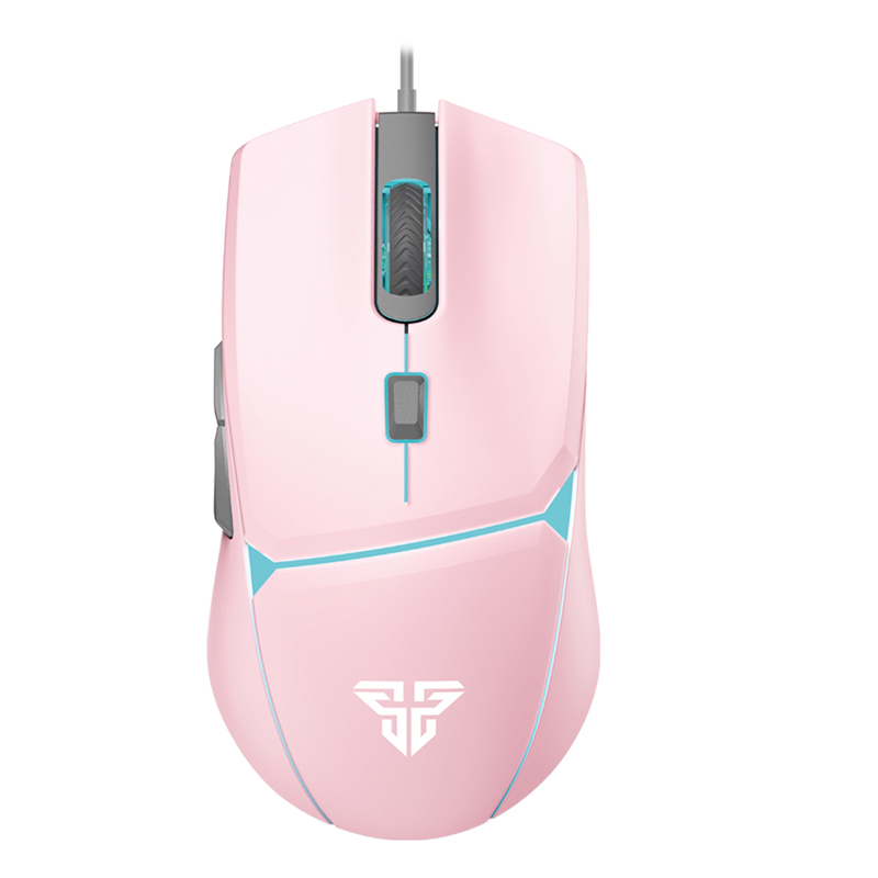 MOUSE GAMER FANTECH CRYPTO VX7 PK RGB 8000 DPI USB ROSADO