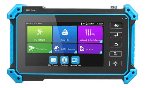 TESTER O PROBADOR DE CCTV NOYAFA NF-IPC715 5" PARA CAMARAS ANALOGAS E IP PRUEBA CFTV