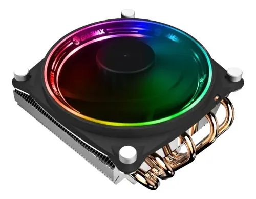 CPU AIR COOLER GAMEMAX GAMMA 300 RAINBOW RGB 5 TUBOS AMD & INTEL 135W NEGRO 