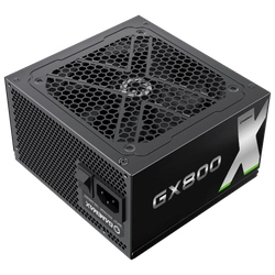 FUENTE DE PODER 800W GAMEMAX GX-800 CERTIFICADA 80+ GOLD NEGRA