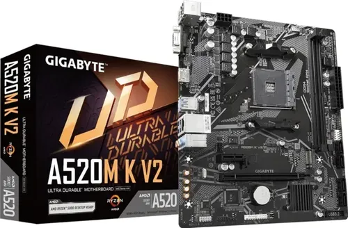 TARJETA MADRE GIGABYTE A520M K V2 M-ATX AM4 2XDDR4