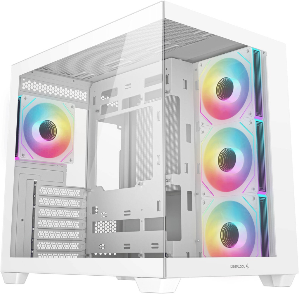 CASE DEEPCOOL GAMING CG530 4F WH ATX 4XFAN ARGB BLANCO