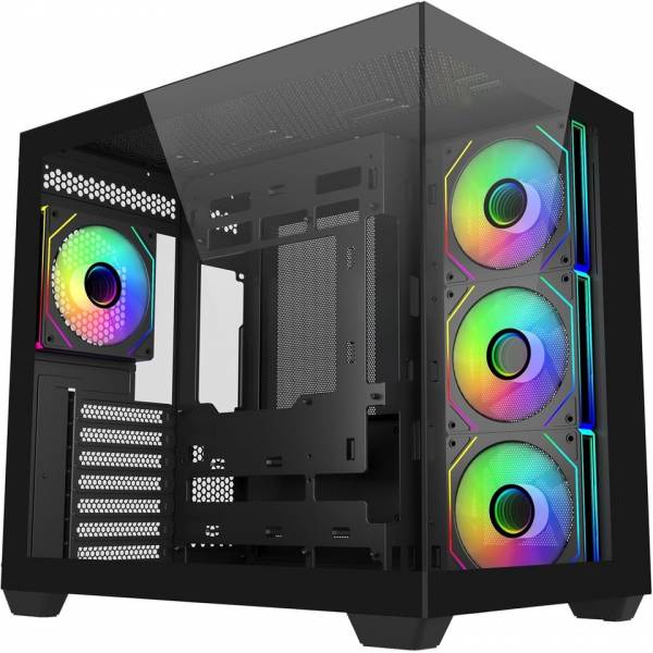 CASE DEEPCOOL GAMING CG530 4F BK ATX 4XFAN ARGB BLANCO (copia)