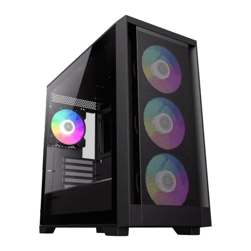 CASE GAMEMAX GAMING DEFENDER M-ATX 4XFAN ARGB NEGRO 