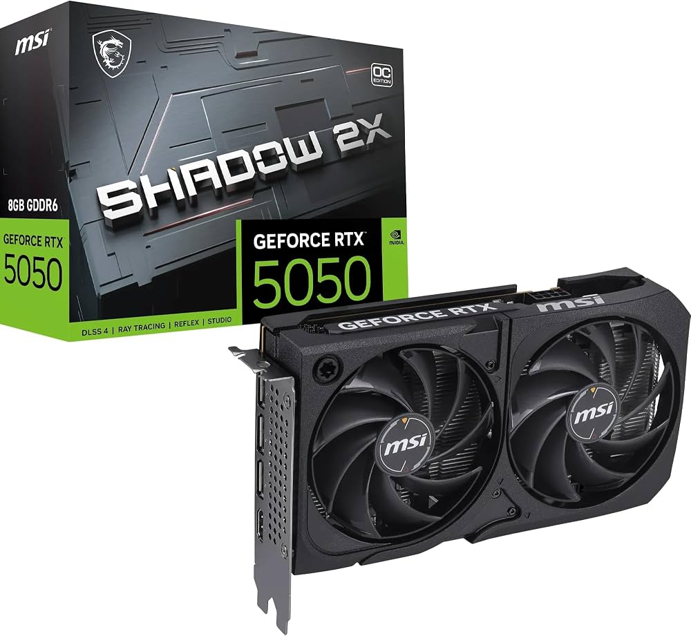 TARJETA DE VIDEO MSI RTX 5060TI WINDFORCE 8GB DDR6 GAMING OG